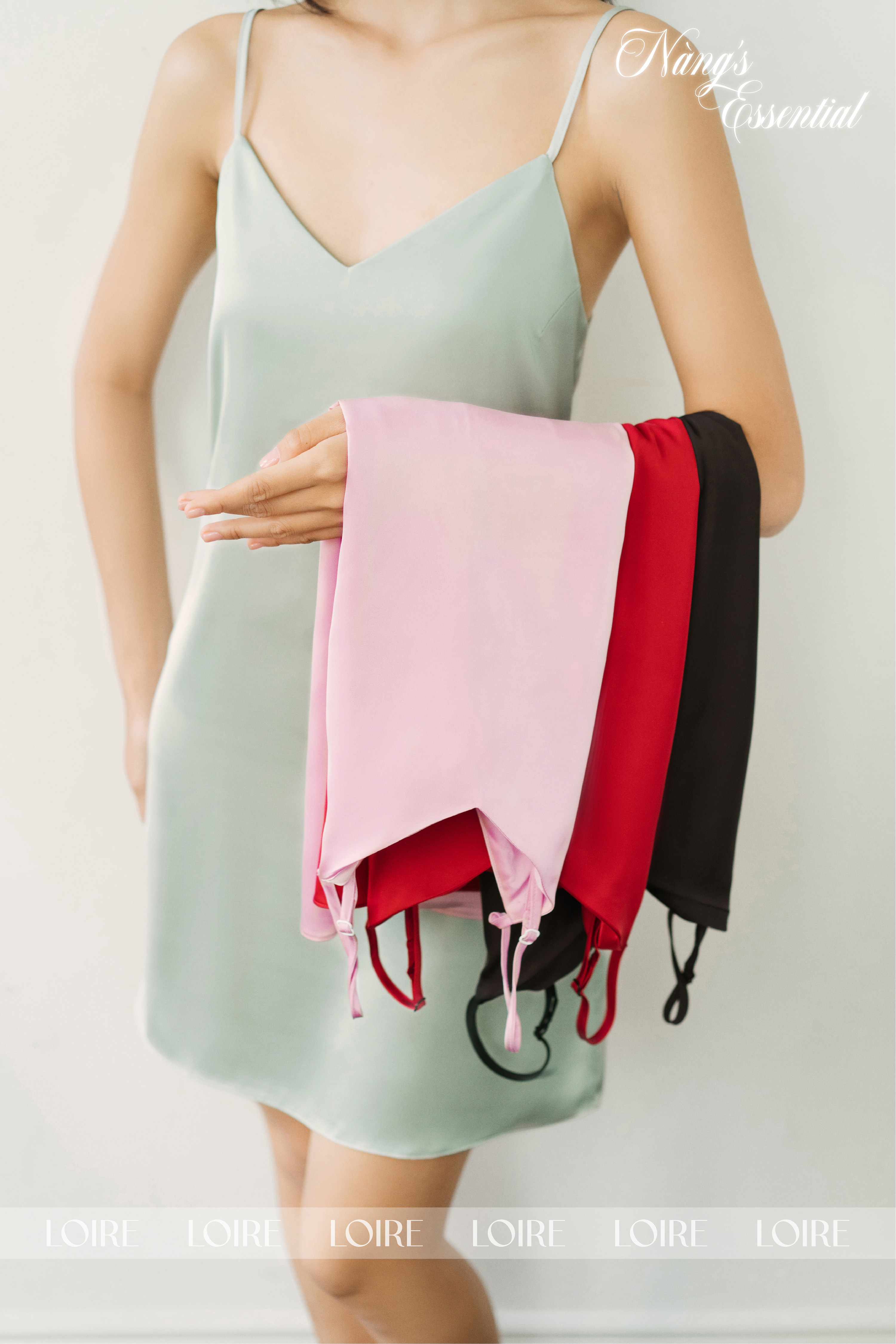 Váy Lụa Xuông Basic Loirechic VNS01