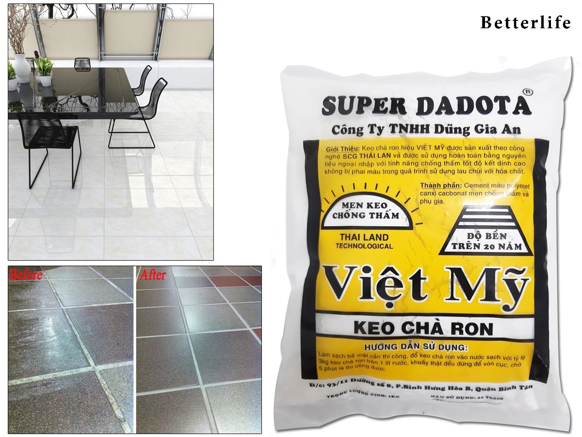 Keo chà ron ( dán ron gạch , đánh trắng kẻ gạch ) cao cấp - BetterLife