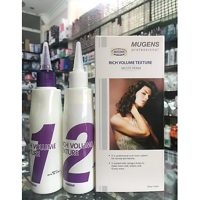 Uốn Tóc Đa Năng( Uốn nóng, uốn nguội) Mugens Rich Volume Hàn Quốc 150ml (Dành cho tóc khoẻ và tóc thường)