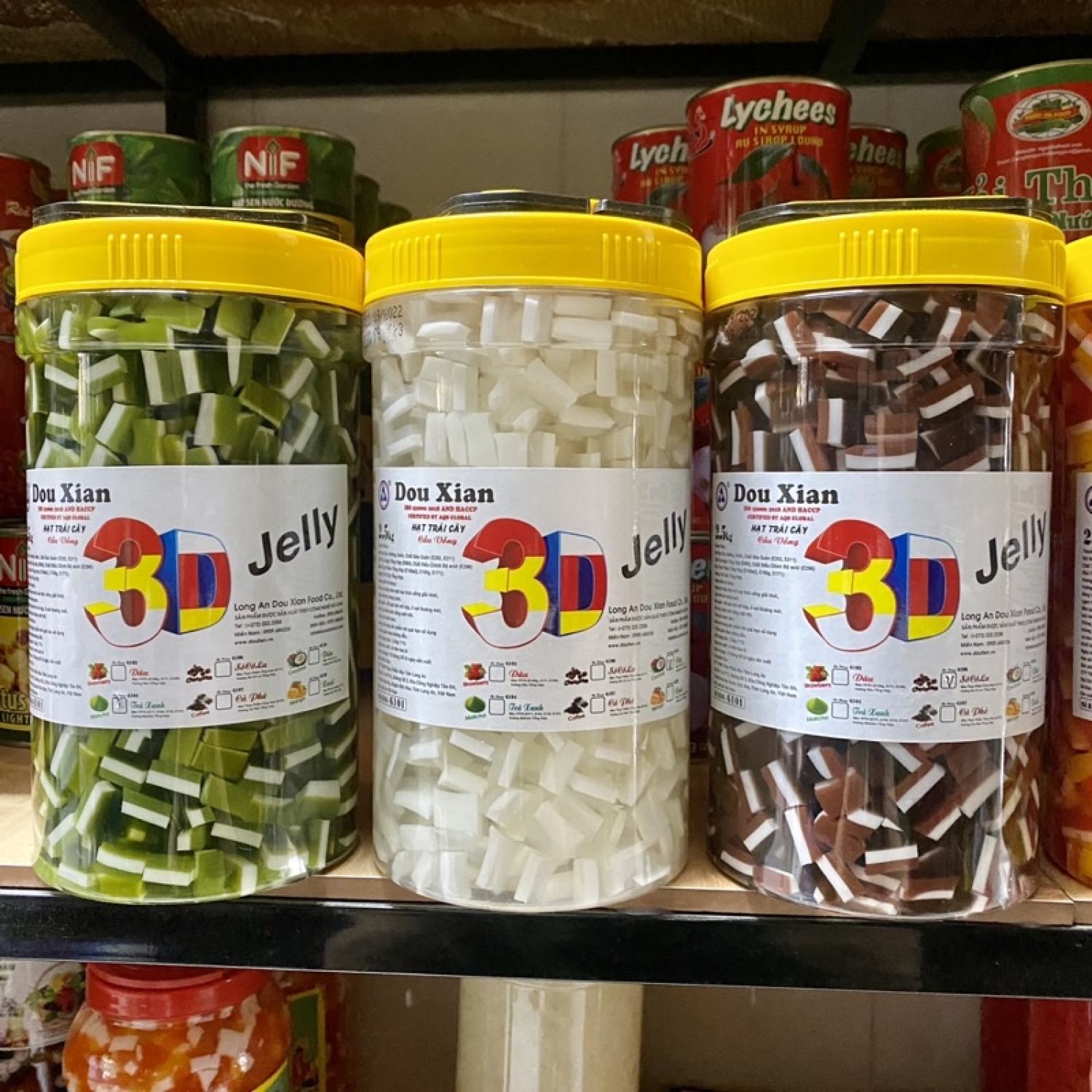 Thạch Rau Câu Douxian (Hàng Huy) 2.5Kg Có Đủ Mùi