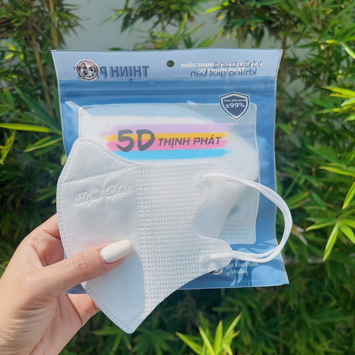 Khẩu trang y tế kháng khuẩn 5D Thịnh Phát