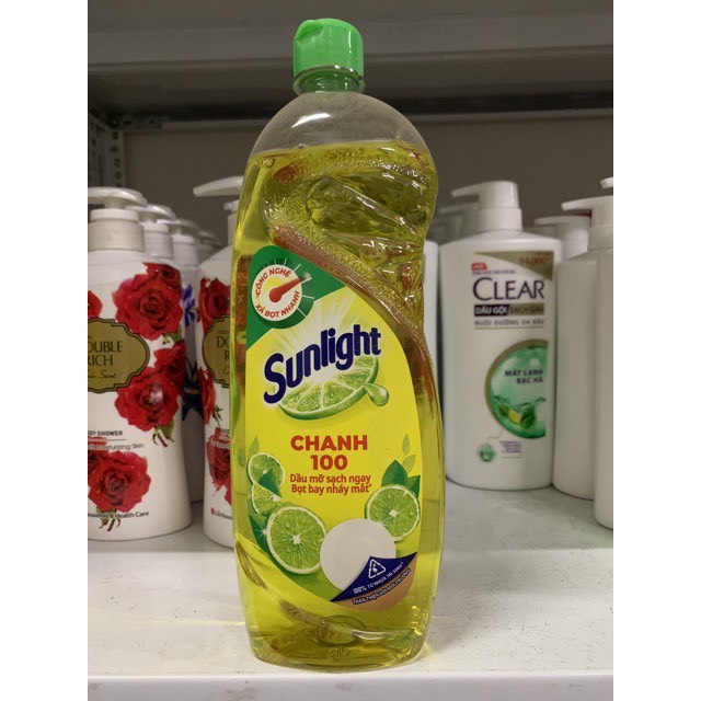 Chai Nước Rửa Chén Bát Sunlight Chanh100/750g
