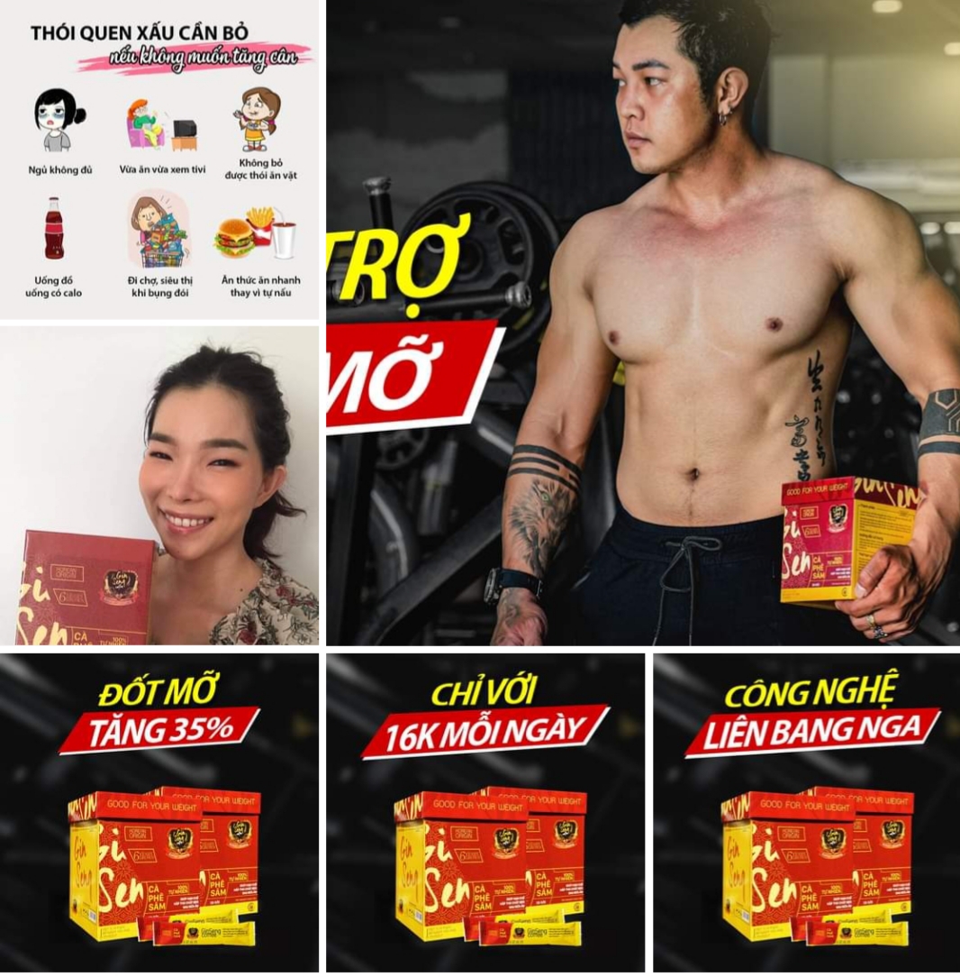 [HCM]Cà Phê Sâm Ginseng Coffee (Hộp 30gói) Tặng thước dây