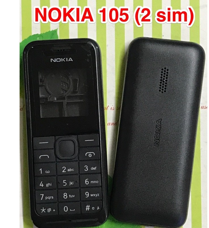 [HCM]VỎ PHÍM CÓ KHUNG DÙNG CHO MÁY NO.KI.A 105-2016 LOẠI 2SIM