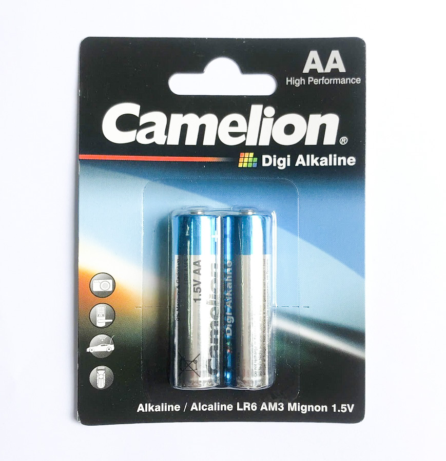 [Chính Hãng] Vỉ 2 Viên Pin Tiểu AA Camelion Digi Alkaline 1.5V