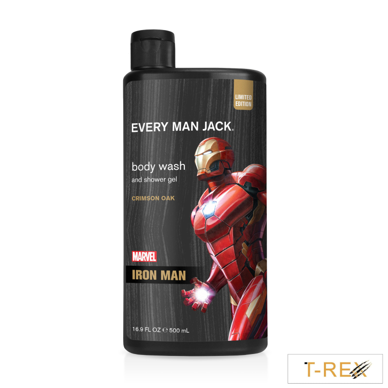 MARVEL Sữa Tắm Every Man Jack Crimson Oak Marvel Iron Man Limited Edition 500ML nhập khẩu
