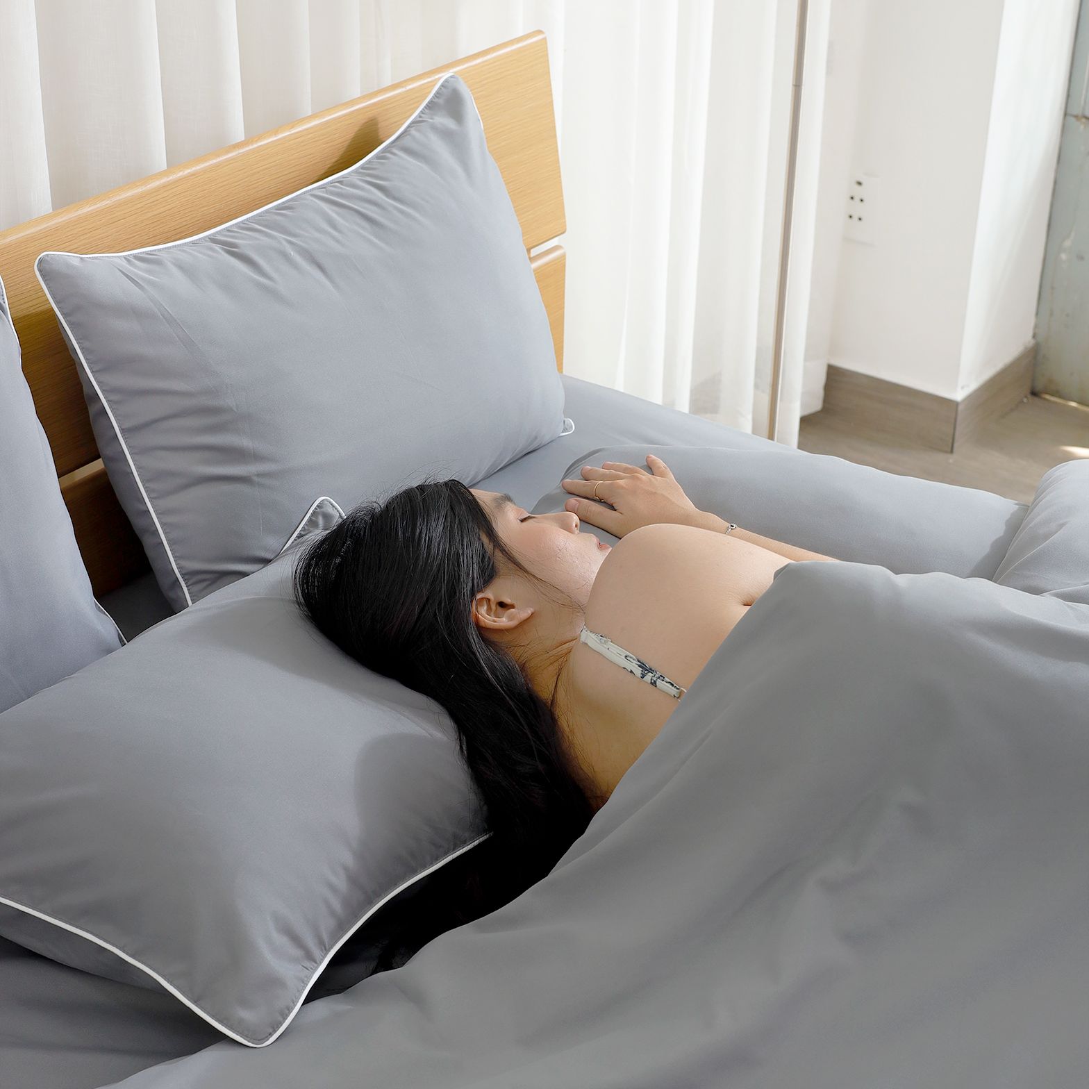 Cặp vỏ gối nằm Microfiber K-Bedding by Everon KMS 45x65 cm (1 cặp)