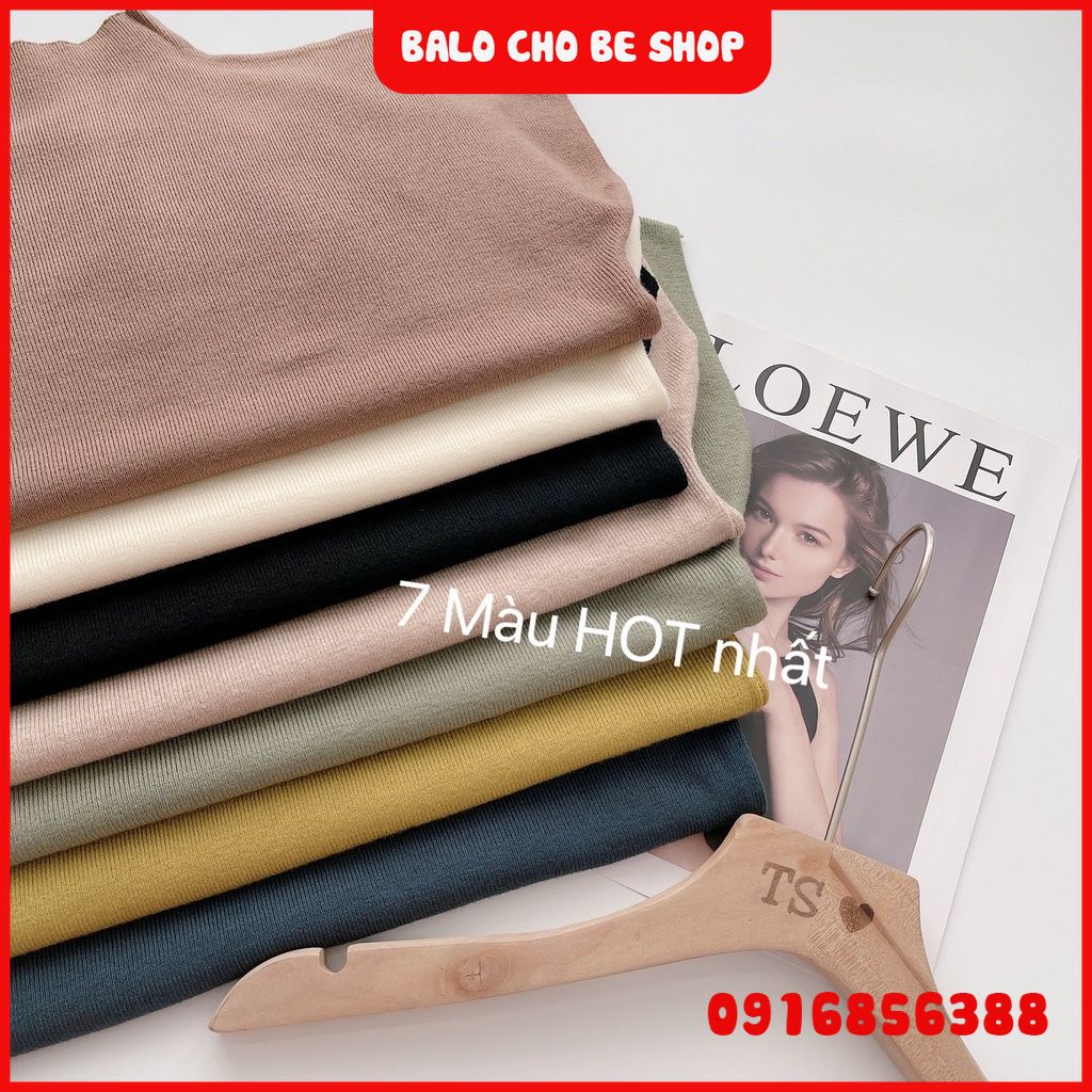 Áo len nữ cộc tay hến nhiều màu