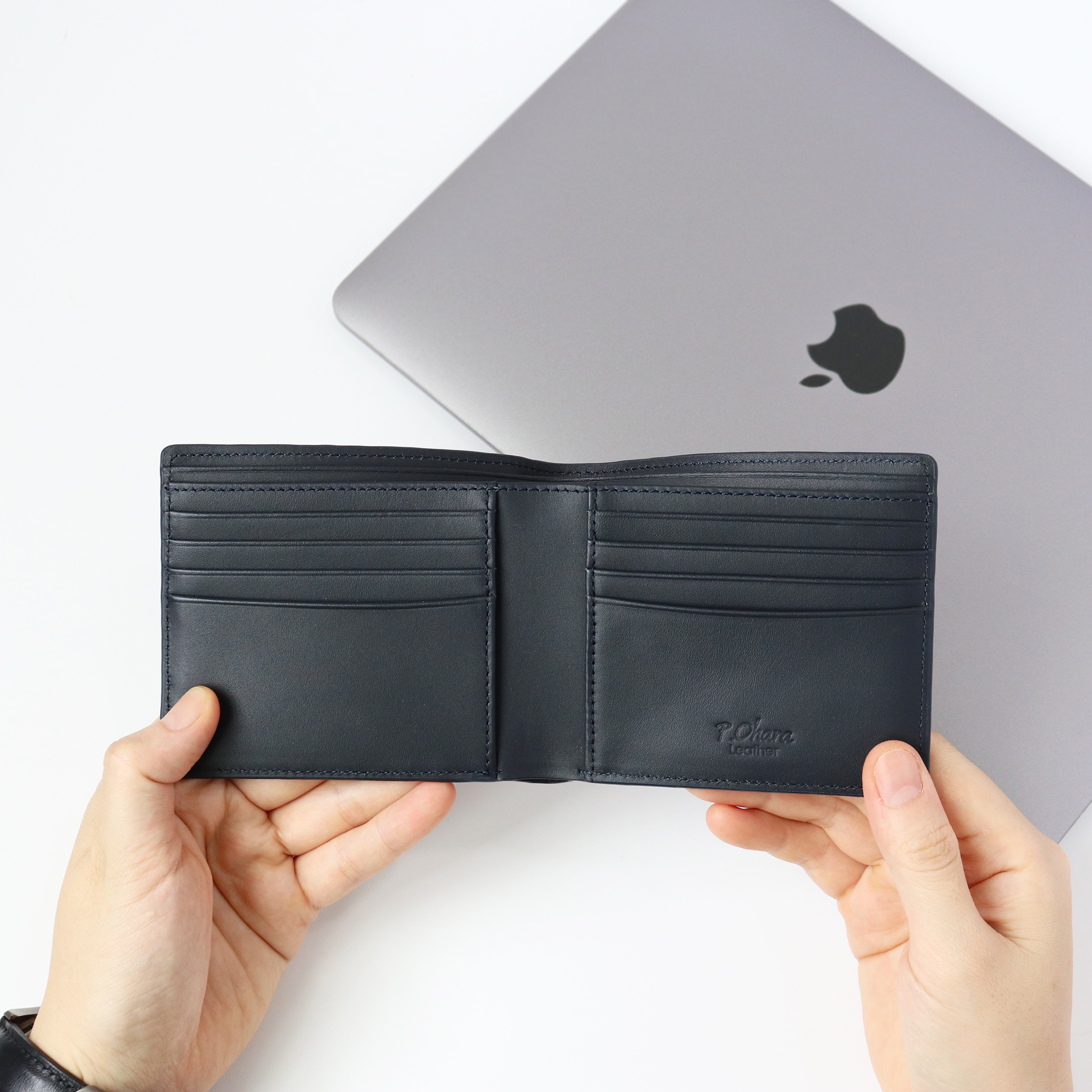 Men's leather wallet-soft imported cowhide