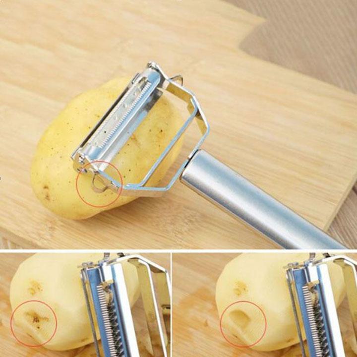 Dao Bào Inox Đa Năng 2 Lưỡi