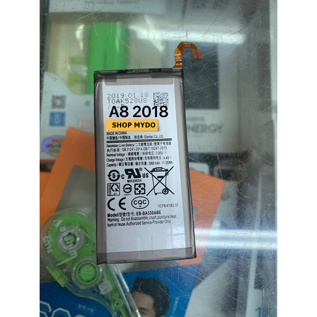 Pin thay cho samsung galaxy a8 2018 công ty a530