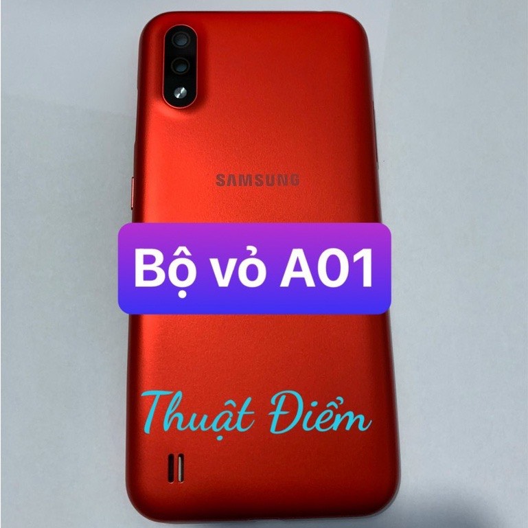 lưng vỏ zin samsung A01 (kèm khay sim)