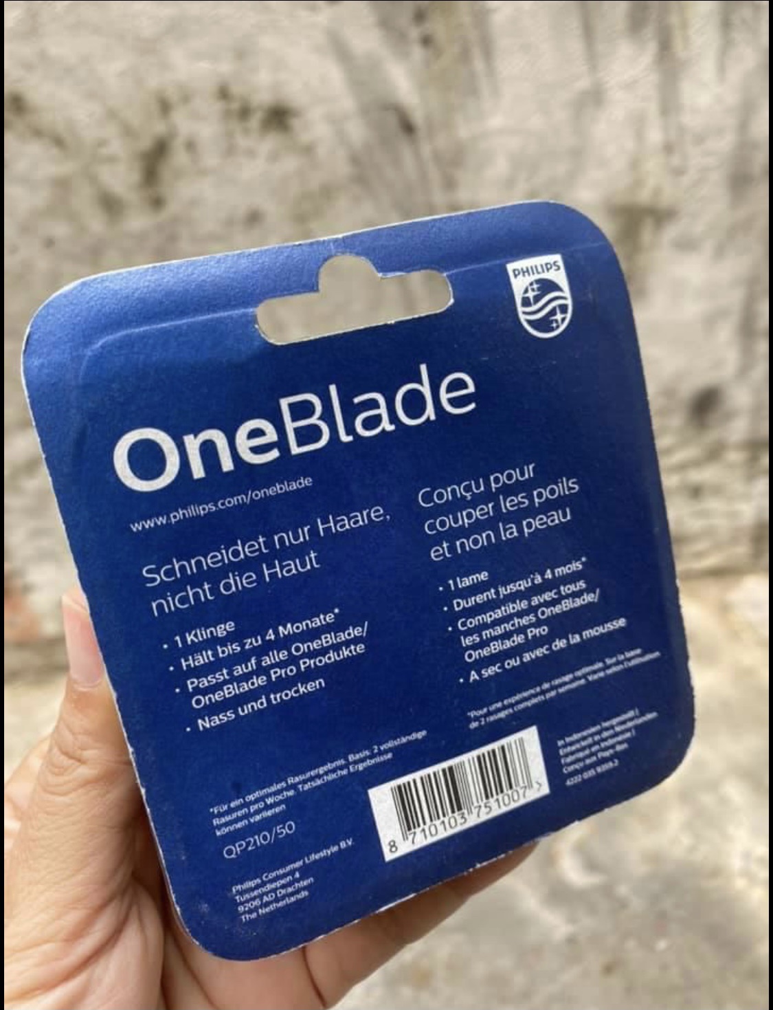 [HCM]Dao cạo Philip One Blade Apparat ( sét gom 1 lưỡi dao ) .Made in Germany