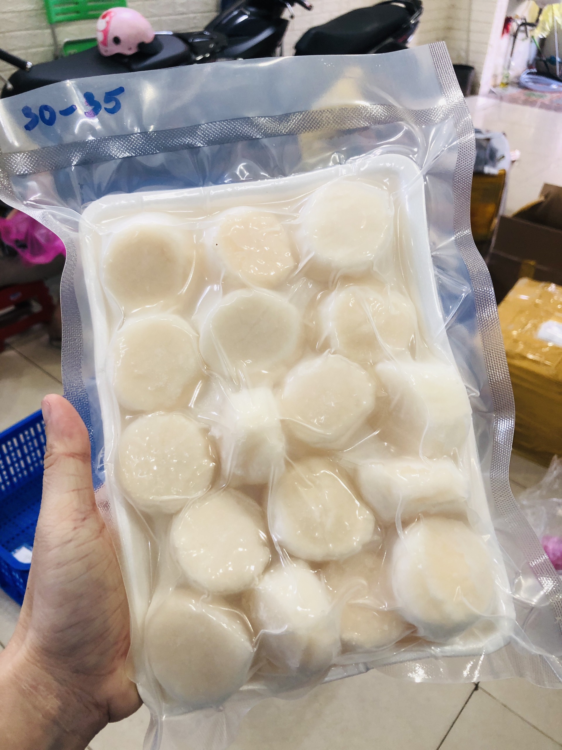 [GIAO NHANH 2H HCM] Cồi Sò Điệp Nhật - Size 30-35 (Giá sỉ 1Kg)