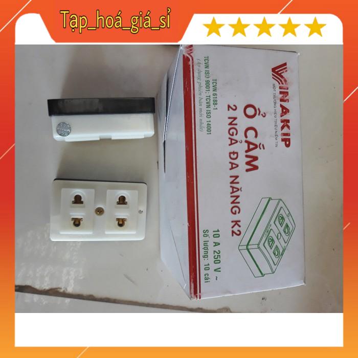 10 Ổ CẮM 2 NGẢ ĐA NĂNG