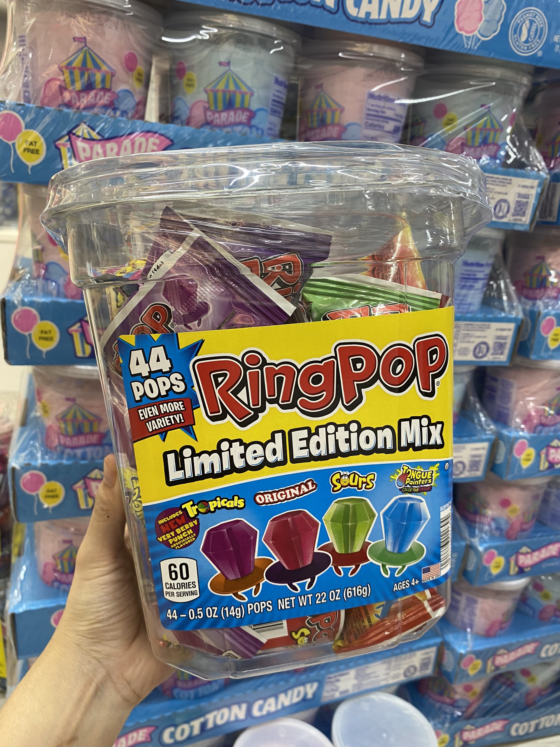 KẸO NHẪN RING POP HỘP 44 VIÊN  _ NHẬP MỸ 🗽✈️