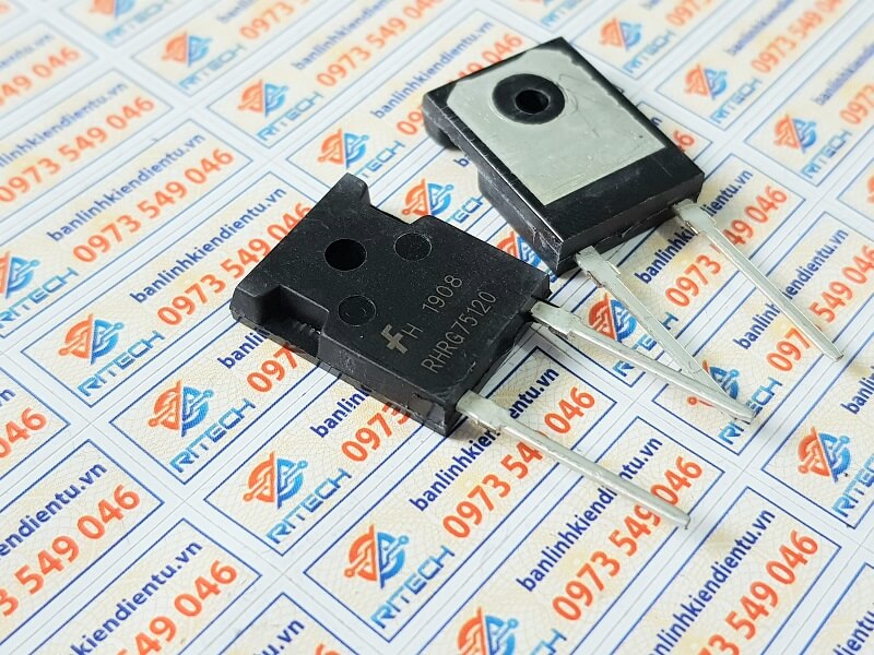 Rhrg75120 diode schottky 1200v/75a to-247