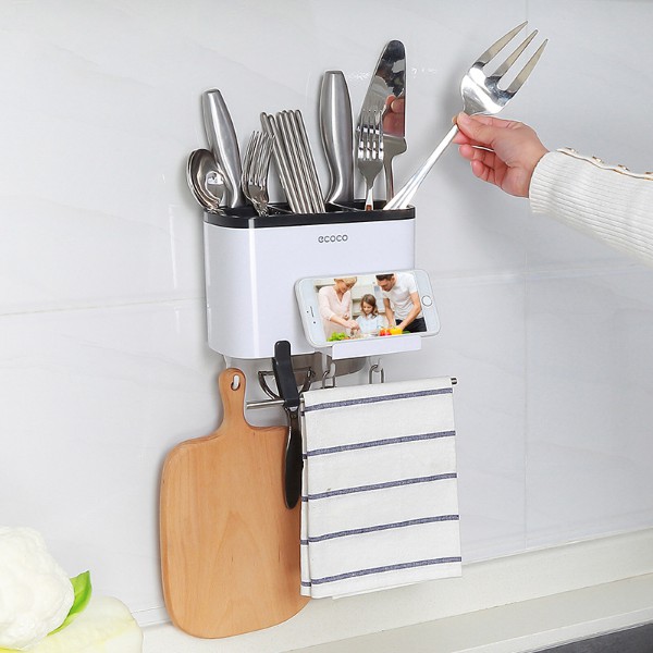 Ống Đũa - Kệ Đựng Đũa Thìa Nhà Bếp Dán Tường Ecoco
