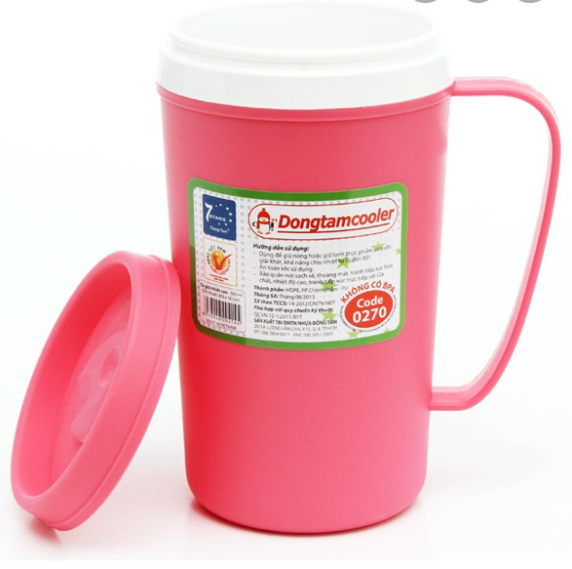 [HCM]Ca giữ nhiệt 600ml Đồng Tâm