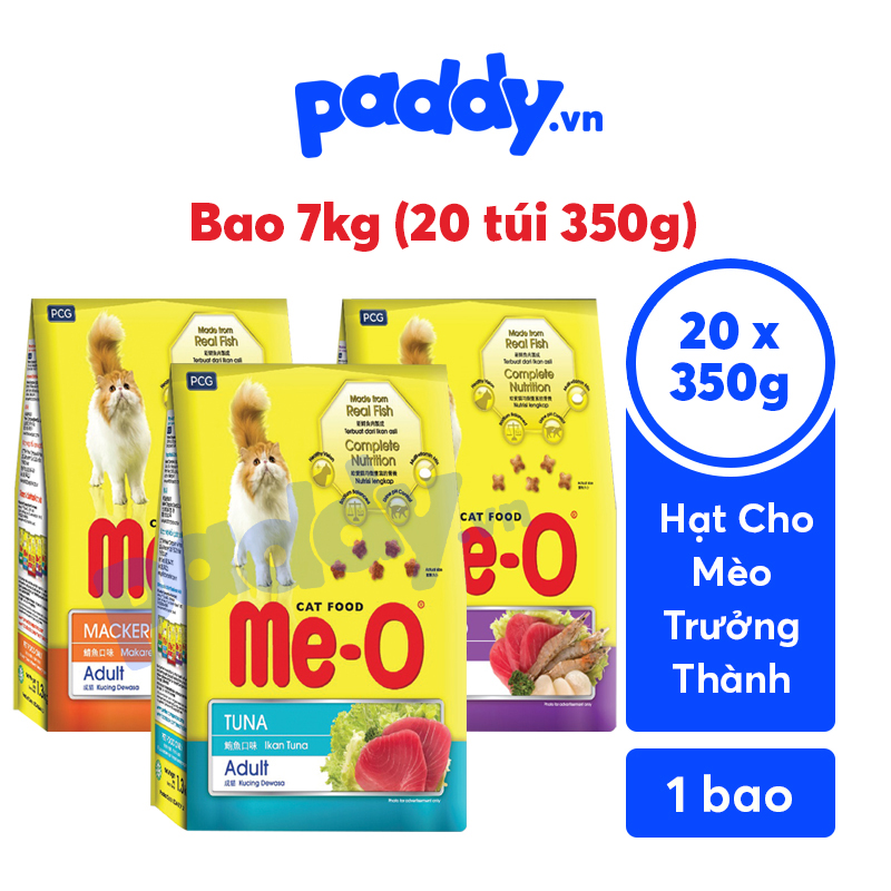 [Bao 7kg] Hạt Me-O Cho Mèo Trưởng Thành