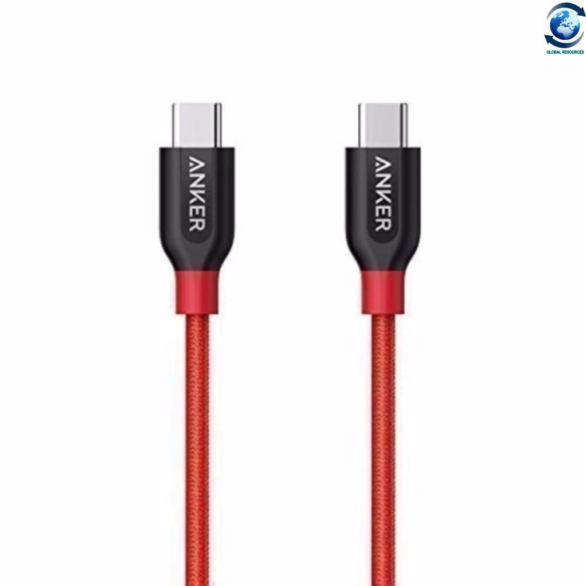 [HCM]Cáp Anker PowerLine+ USB-C ra USB-C 2.0 - Dài 0.9m - A8187