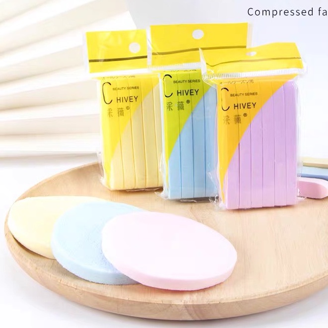 Bông nở rửa mặt Chivey gói 12 thanh