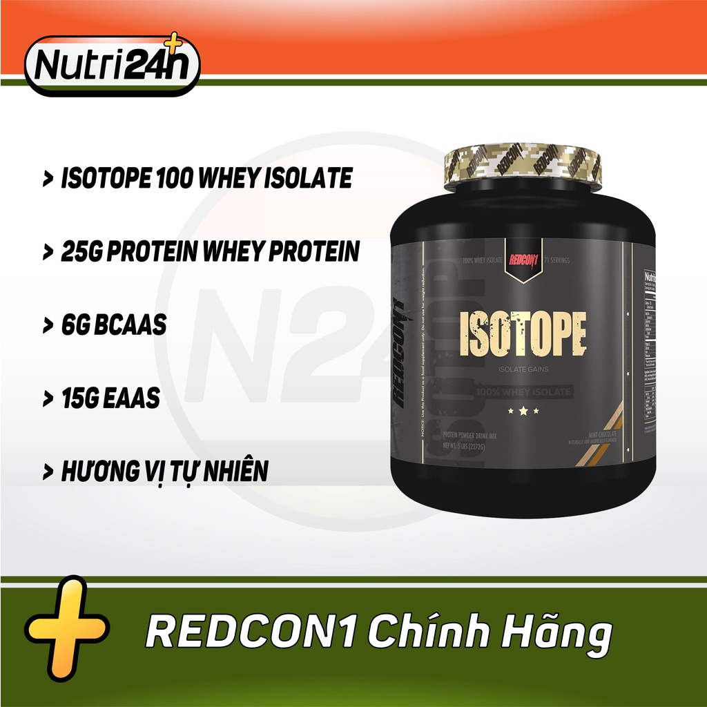 Sale REDCON1 ISOTOPE 5LBS - Sữa Dinh Dưỡng Bổ Sung Protein Giúp Phát Triển