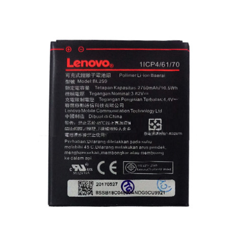 Pin lenovo bl259 / a6020 / k5 plus