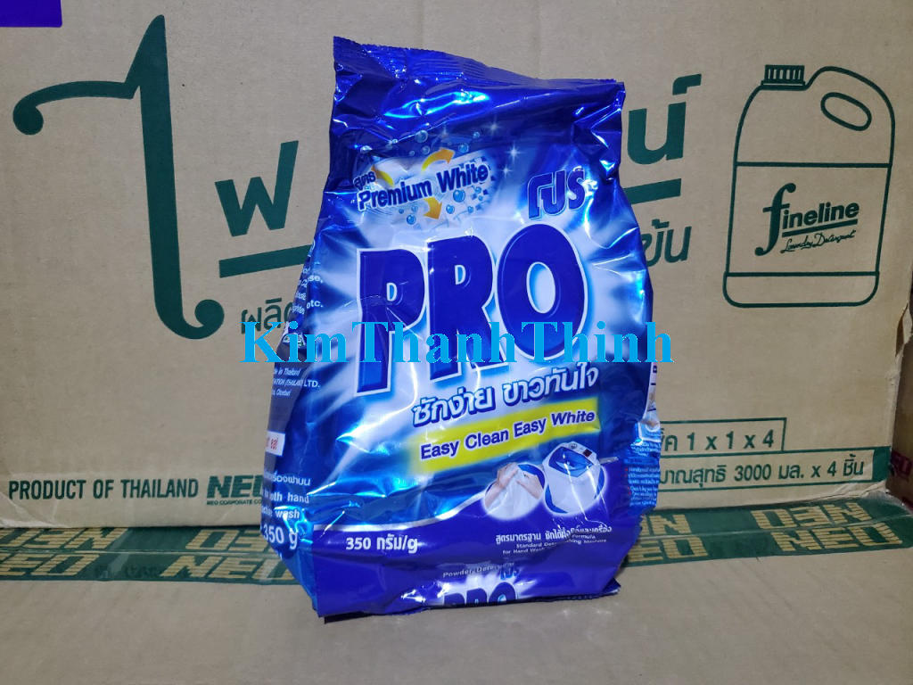 (KTT) Bột giặt PRO 250 gr- màu xanh hàng Thái Lan