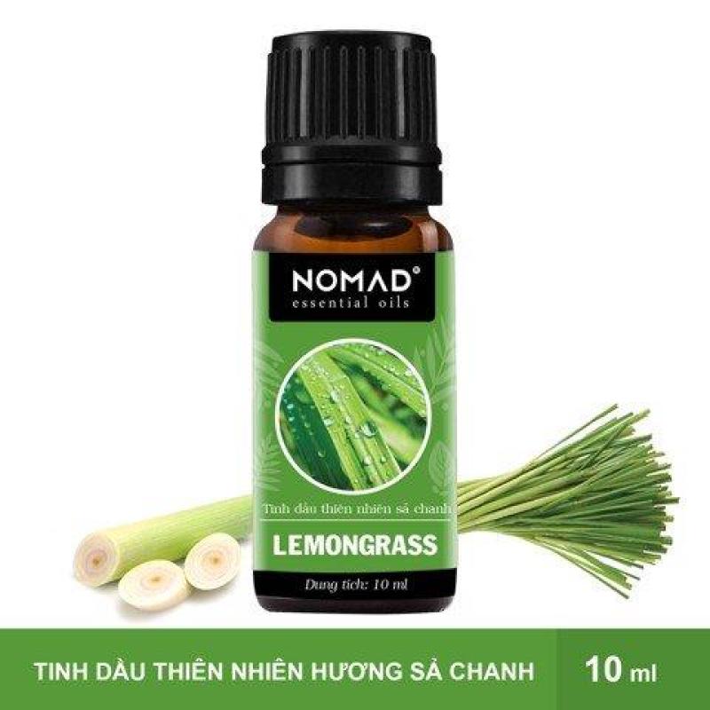 Tinh Dầu Thiên Nhiên Nguyên Chất 100% Hương Sả Chanh Nomad Essential Oils Lemongrass 10ml cao cấp