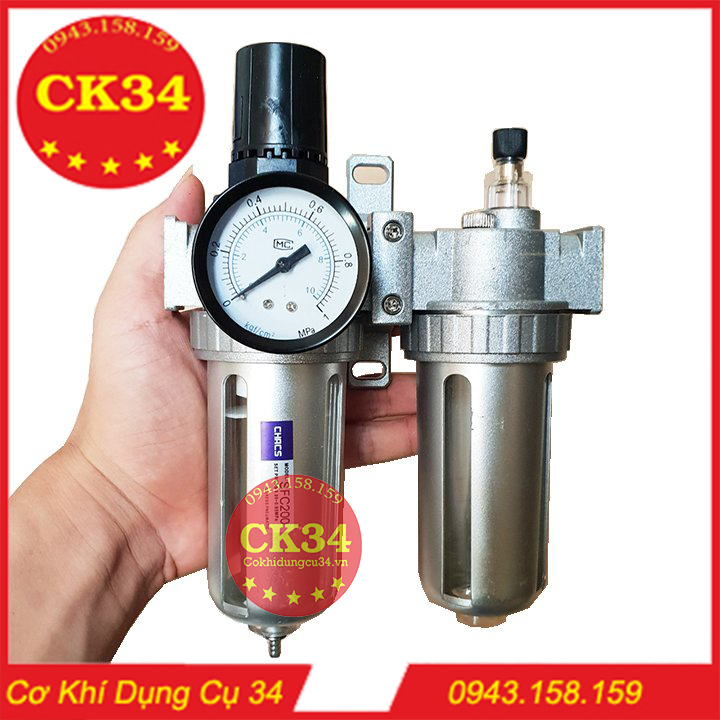 Bộ Lọc Nước Đôi Cho Máy Nén Khí, Máy Phun Sơn