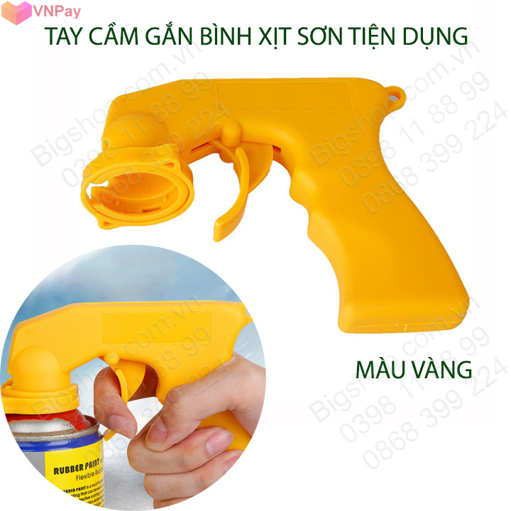Dụng cụ hỗ trợ bình sơn phun gắn bình tiện dụng bằng nhựa ABS