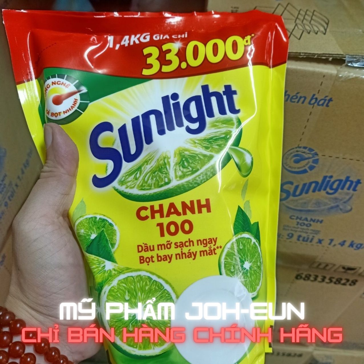 Nước Rửa Chén Sunlight Chanh Dạng Túi (1.4kg)