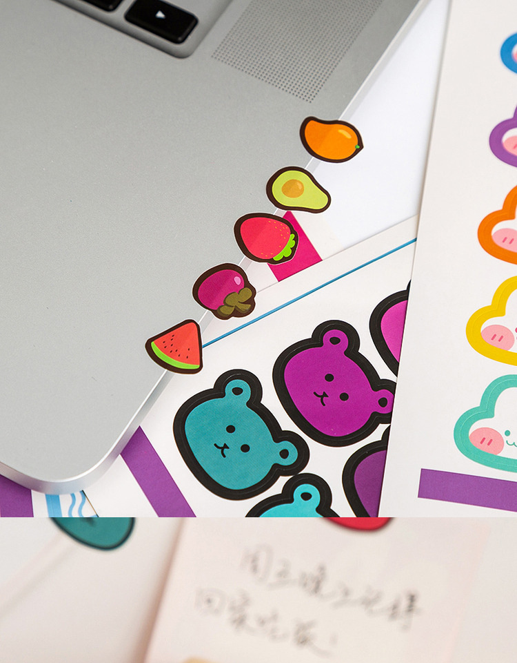 Sticker Nhãn Dán Sổ Ghi Chú, Giấy Dán Trang Trí