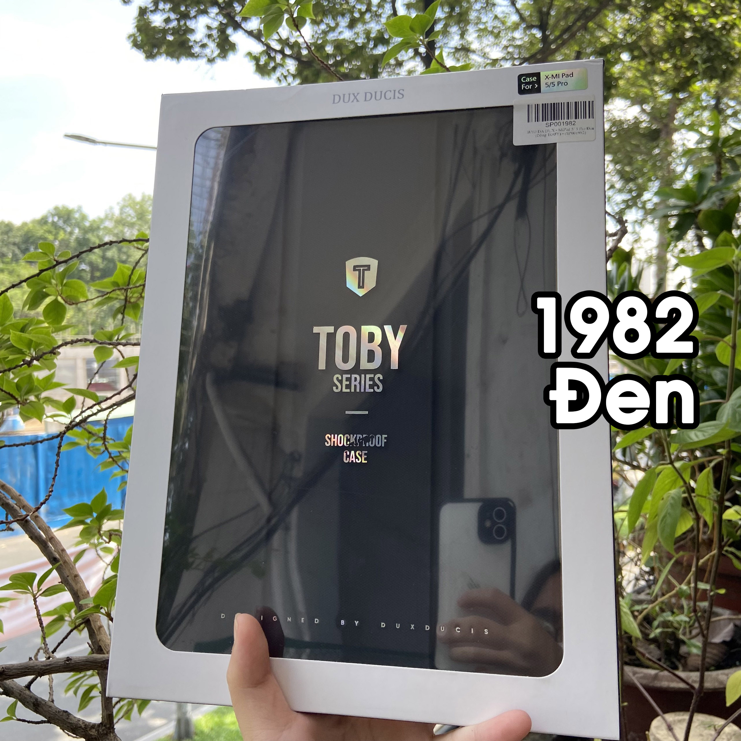 [Hỏa Tốc HCM] Bao da DUX DUCIS MiPad 5/ 5 Pro (11 inch) (TOBY SERIES) Mặt lưng trong, Có Khay Đựng Bút - Đen