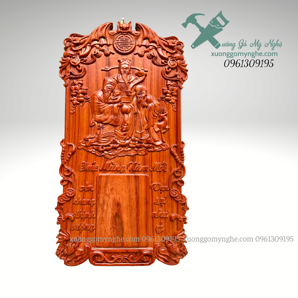 Đốc lịch treo tường gỗ hương