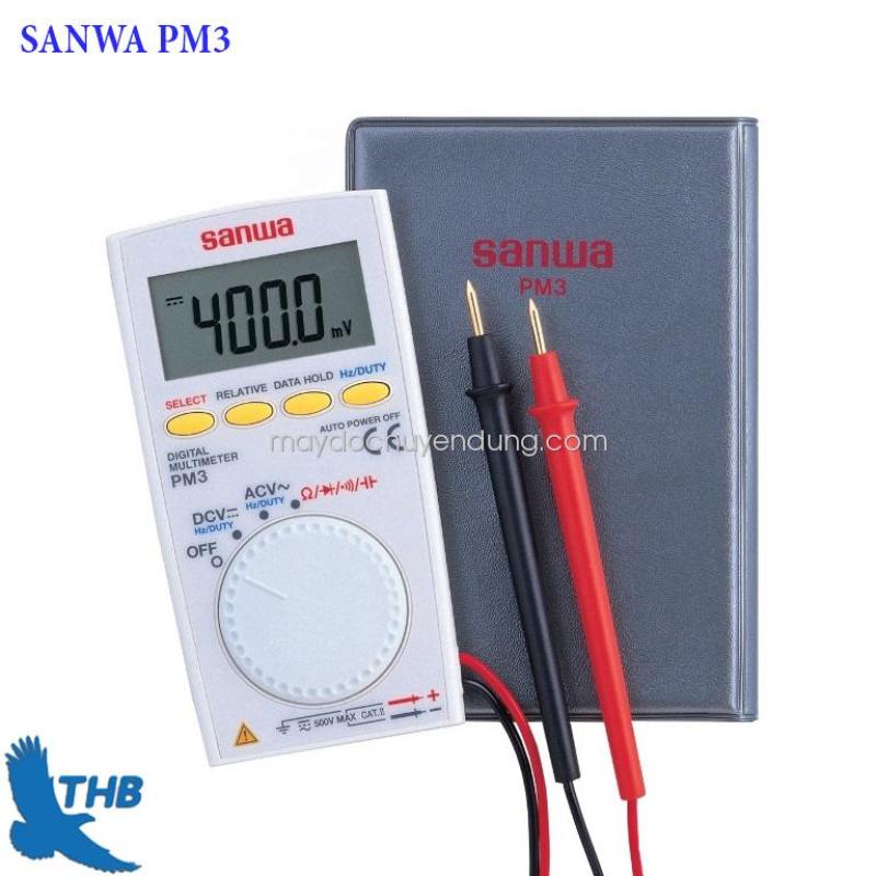 Đồng hồ đo điện tử bỏ túi Sanwa PM3