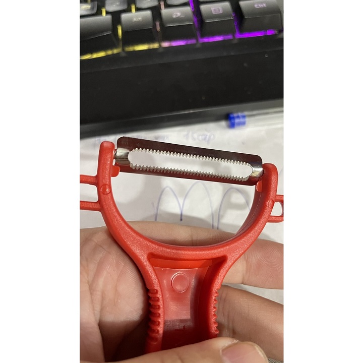 Tools scraping shell bulbs fruit red handle super achromatic-scraping serrated red handle-scraping đỏ