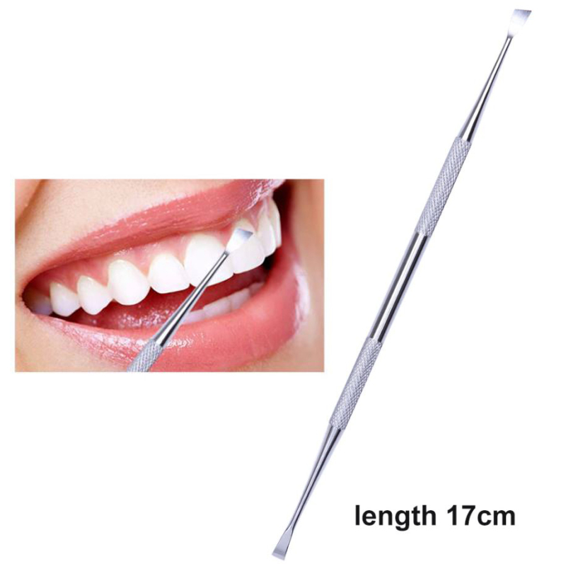 Dụng cụ cạo vôi răng chuyên nghiệp dành cho nha khoa - Dụng cụ lấy cao răng hai đầu, loại bỏ mảng bám