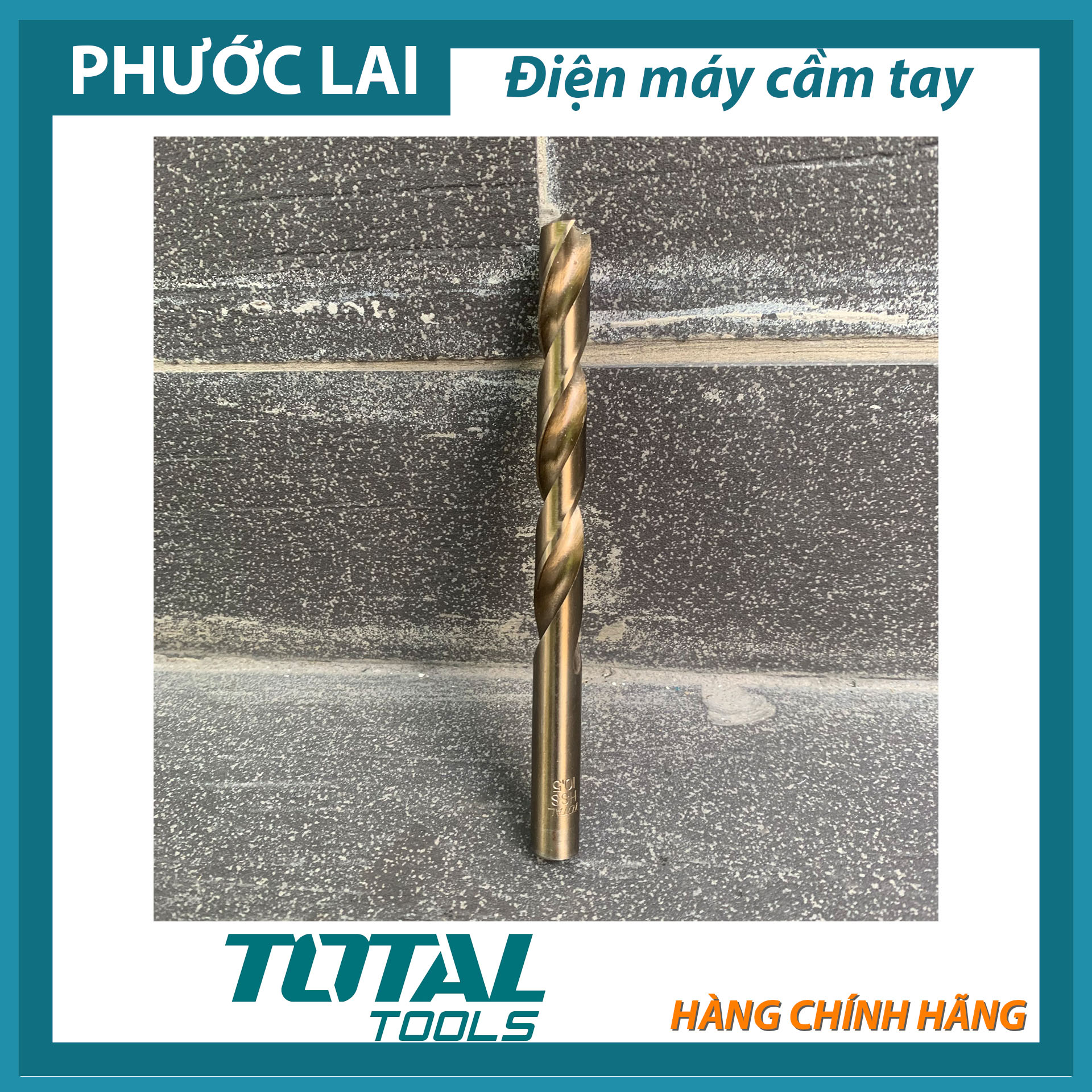 Mũi khoan sắt 10.5mm (Chính Hãng) TOTAL  TAC101053