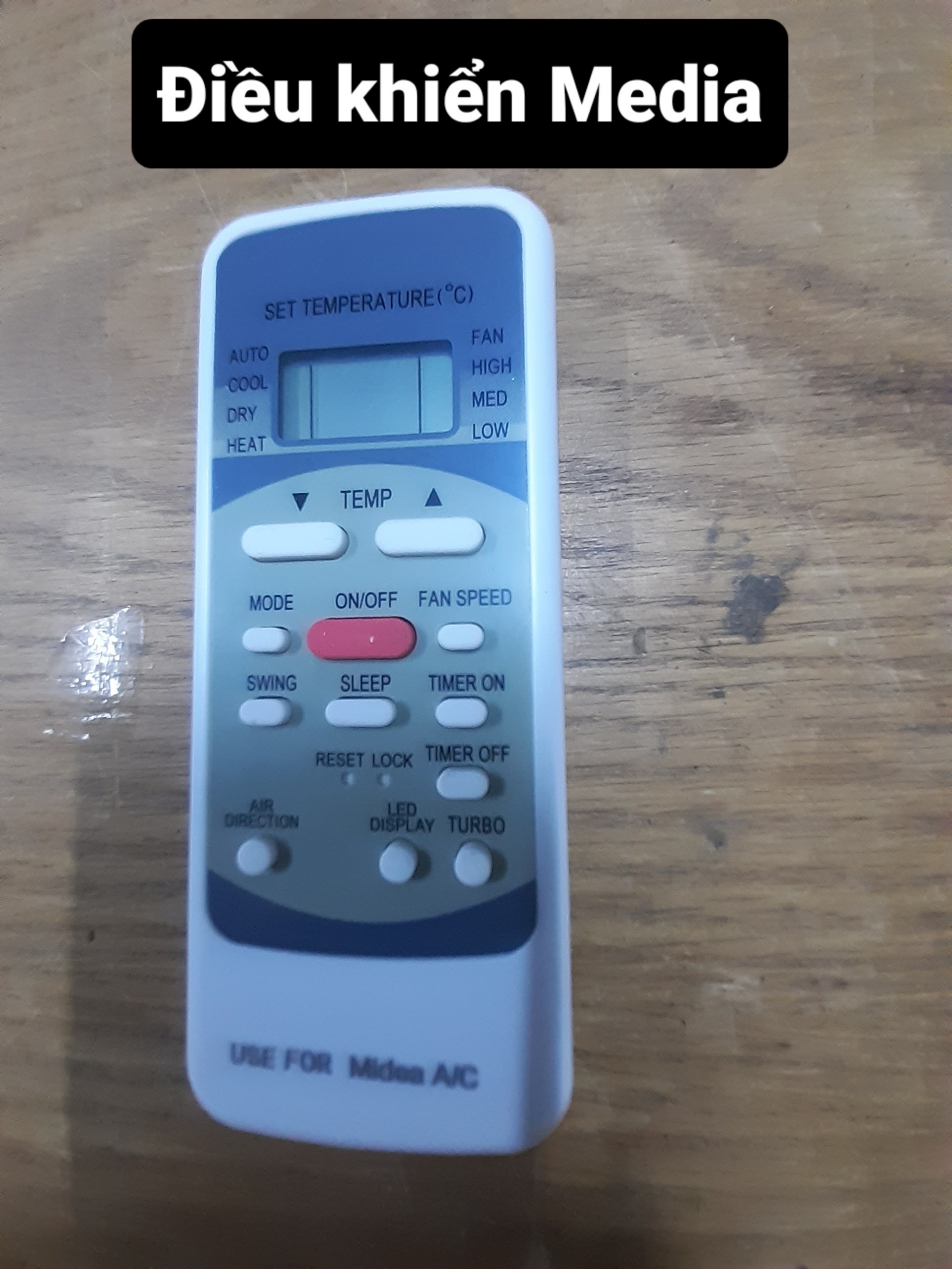 Remote - Điều khiển điều hòa các loại Midea
