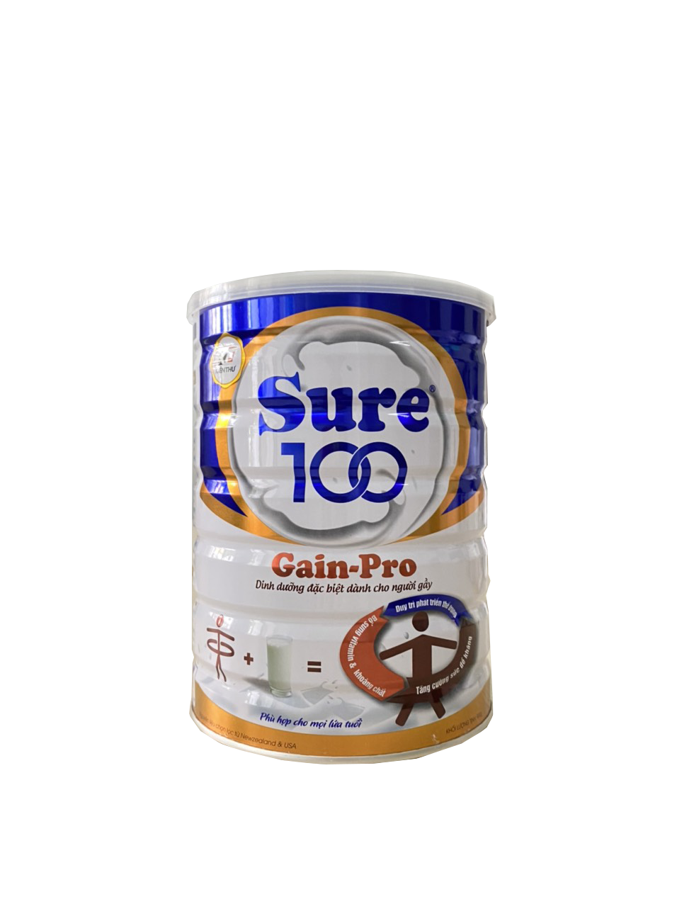 [HCM]Sữa Hỗ Trợ Tăng Cân Sure 100 Gain Pro 900g