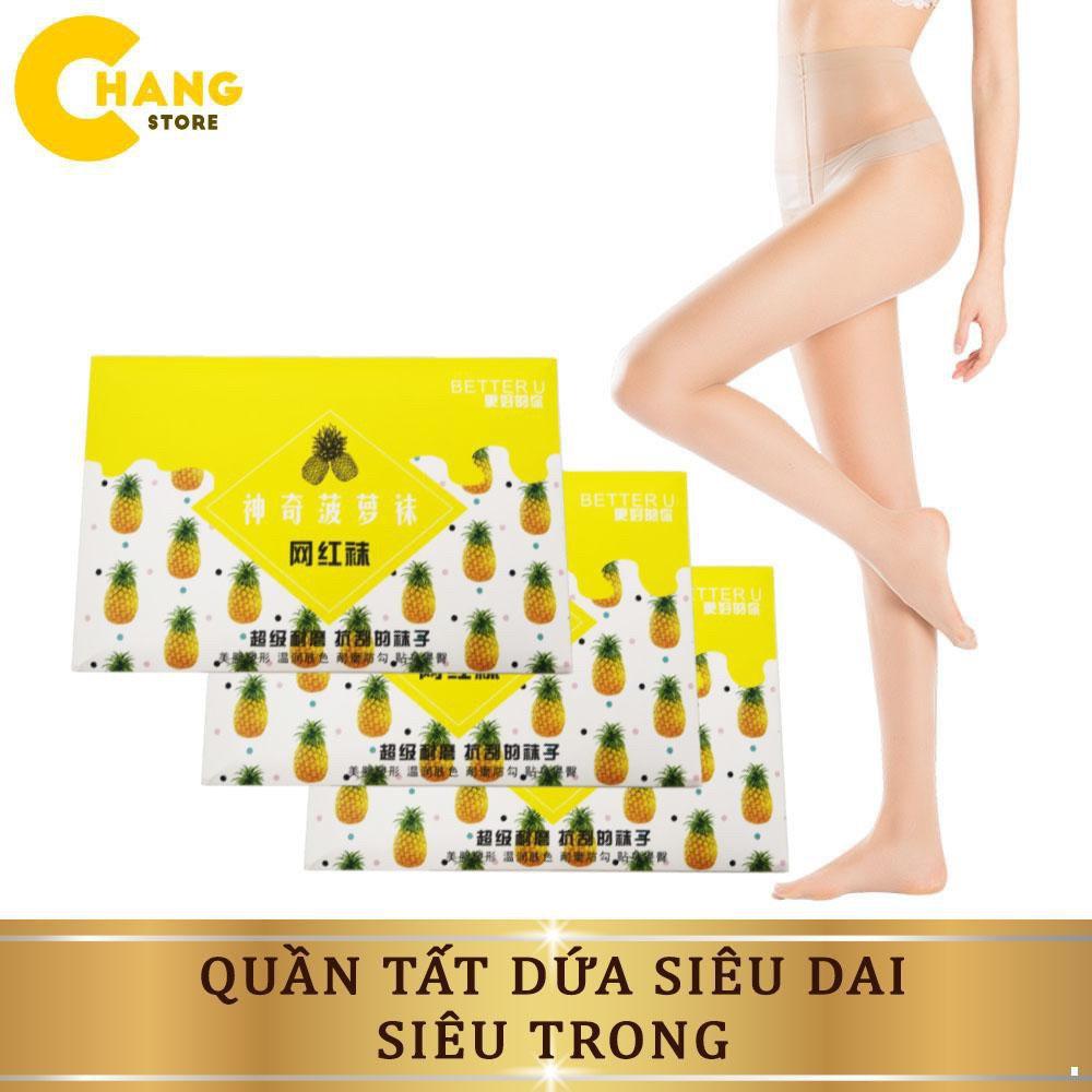 Quần Tất Dứa Siêu Dai, Siêu Trong, Siêu Mỏng, Mềm Mịn, Không Rách Dọc