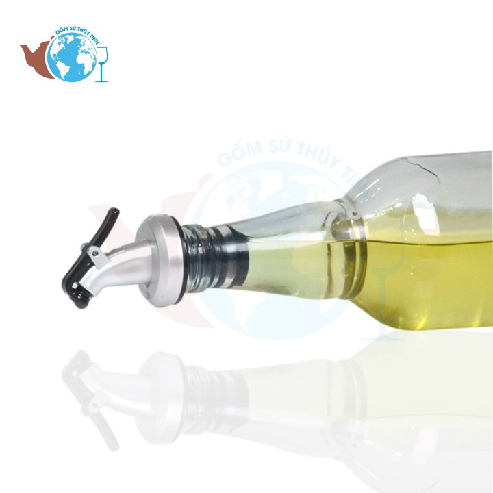 [HCM]Chai thủy tinh đựng dầu ăn chiết rót dầu 500ml