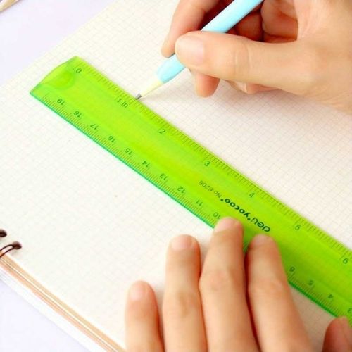 Thước Kẻ Nhựa Dẻo Nhiều Màu 30cm