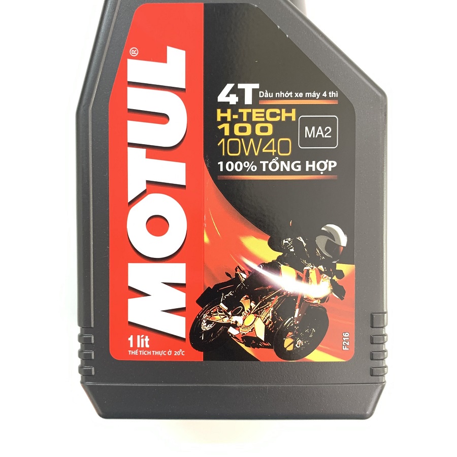Nhớt MOTUL H-Tech 100 4T 10W40 ( Tổng Hợp - Mô Tô PKL)