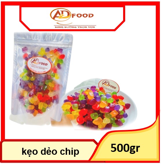 Gói 500gr kẹo chip dẻo thơm ngon dinh dưỡng