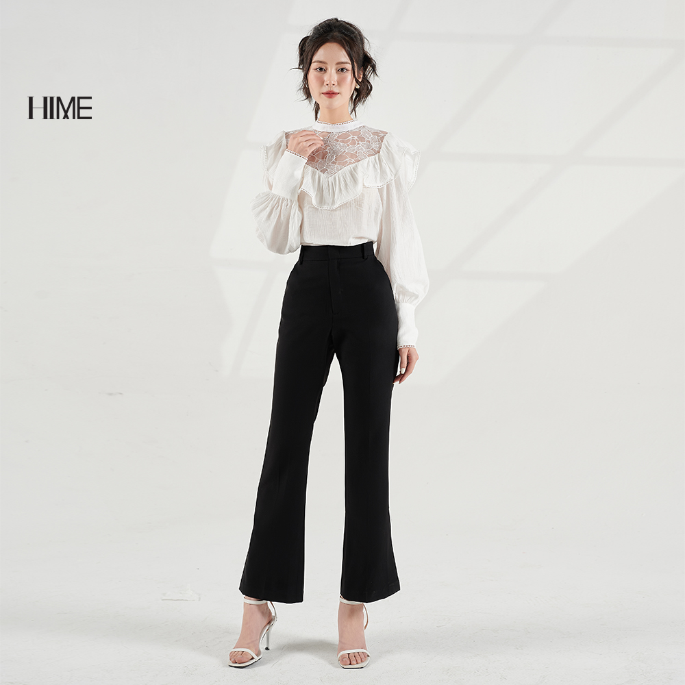 Quần ống loe xẻ gấu HIME H144BF2Q0223
