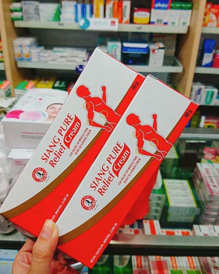 Dầu nóng xoa bóp Siang pure relife Thái Lan