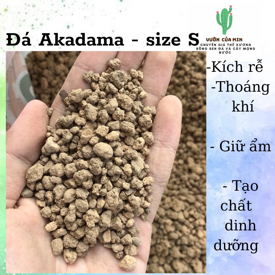 Đá Akadama size [S] - Phân nền Nhật bản [500gram]